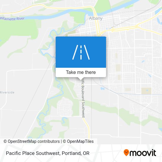 Mapa de Pacific Place Southwest