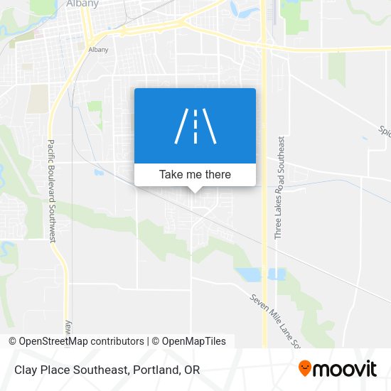 Mapa de Clay Place Southeast