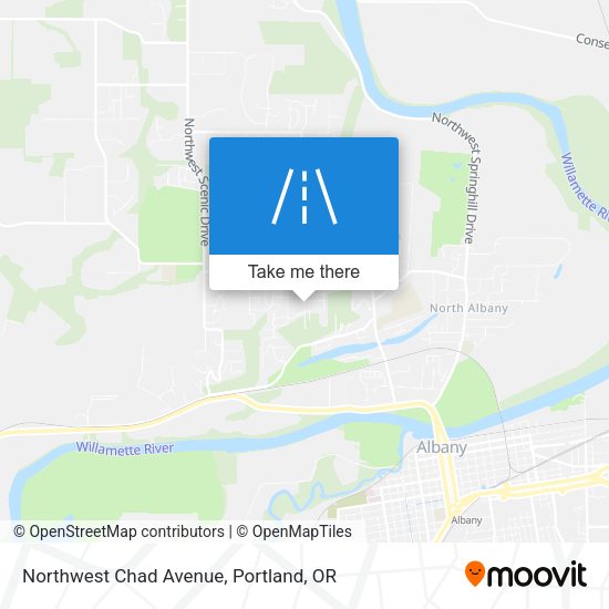 Mapa de Northwest Chad Avenue