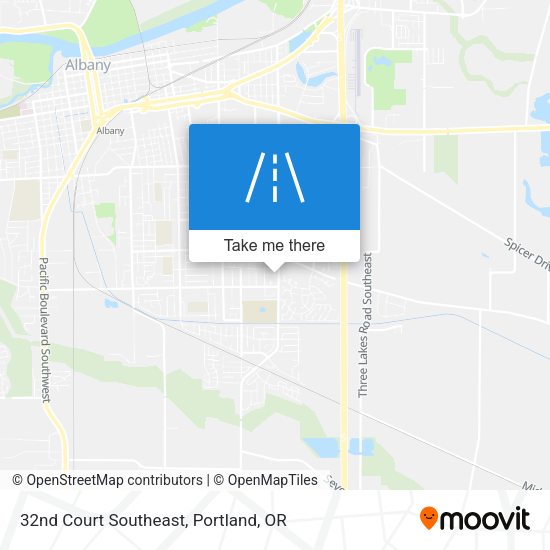 32nd Court Southeast map