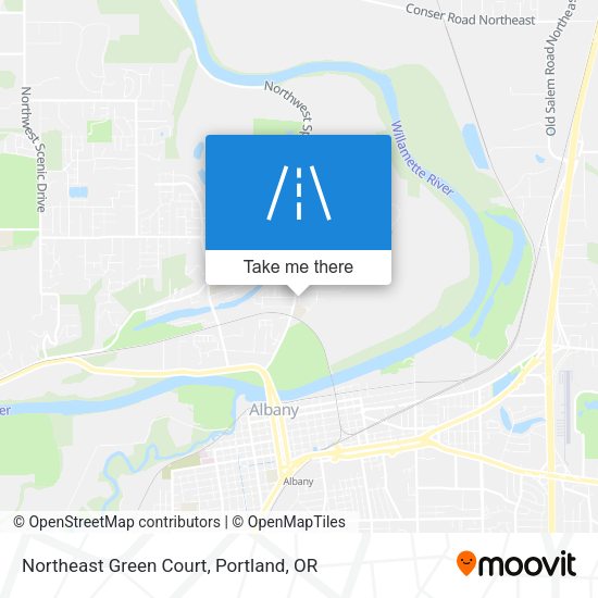 Mapa de Northeast Green Court