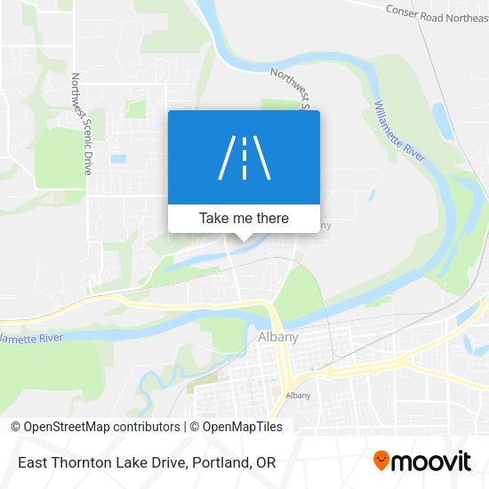 Mapa de East Thornton Lake Drive