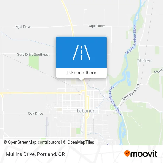Mullins Drive map