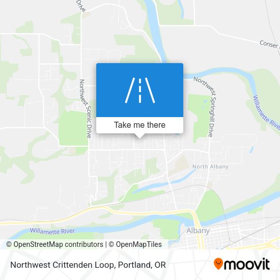 Mapa de Northwest Crittenden Loop