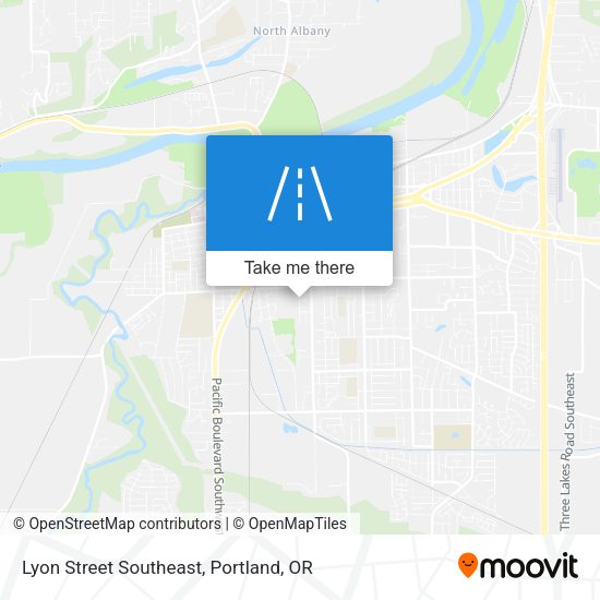 Lyon Street Southeast map