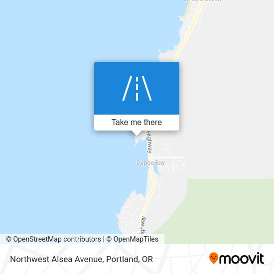 Northwest Alsea Avenue map