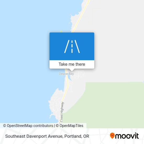 Southeast Davenport Avenue map