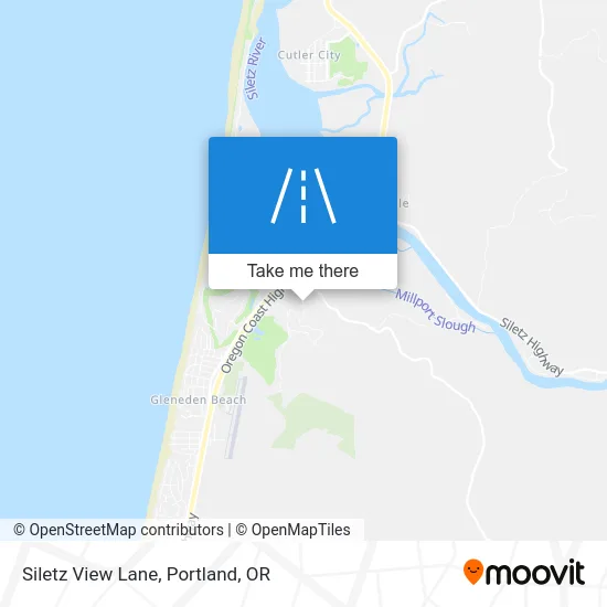 Siletz View Lane map