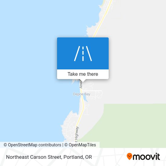 Mapa de Northeast Carson Street