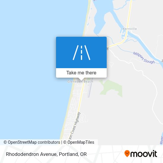Rhododendron Avenue map