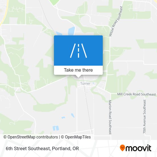 6th Street Southeast map