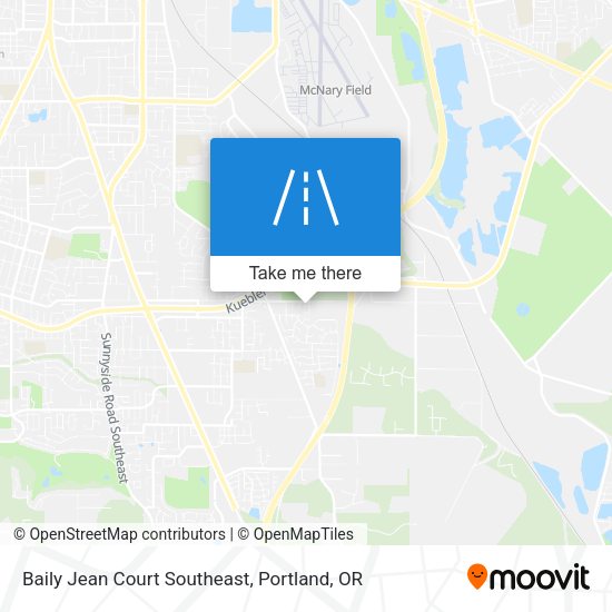 Baily Jean Court Southeast map