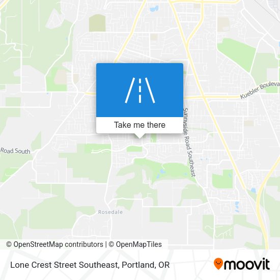 Mapa de Lone Crest Street Southeast
