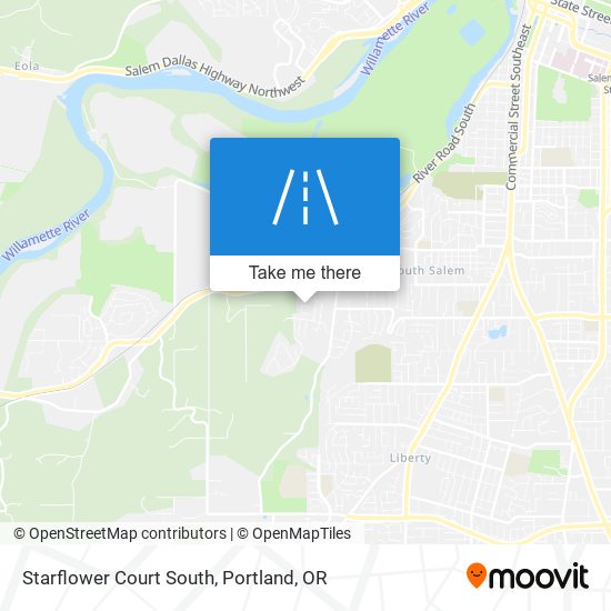 Mapa de Starflower Court South
