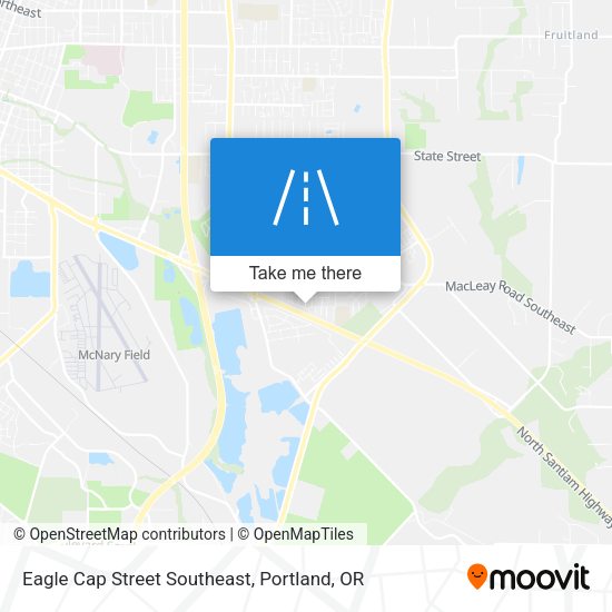 Eagle Cap Street Southeast map