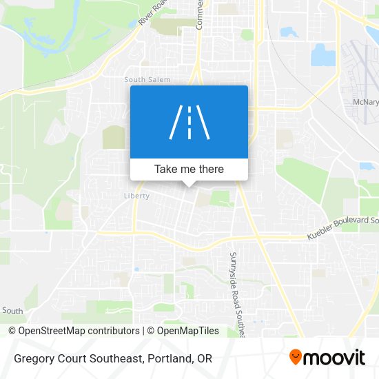Gregory Court Southeast map