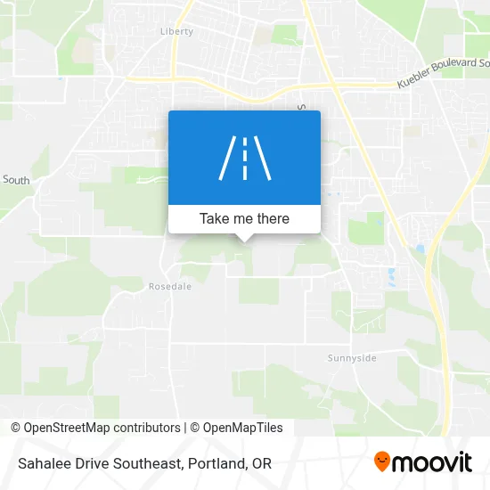 Sahalee Drive Southeast map
