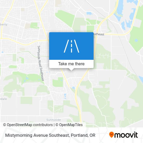 Mistymorning Avenue Southeast map