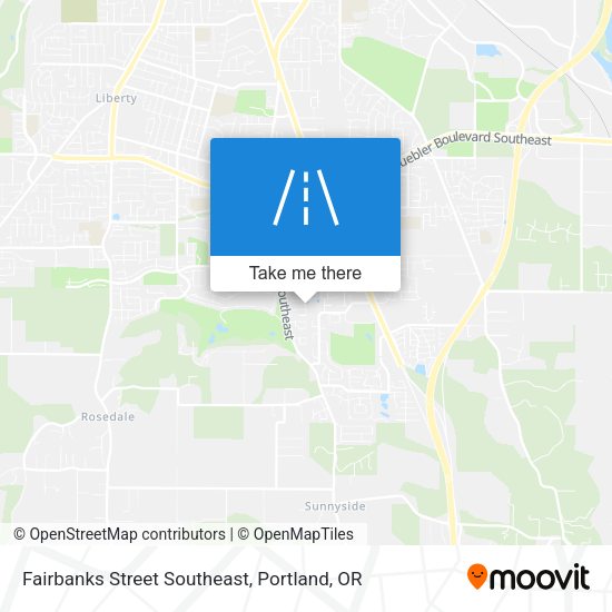 Mapa de Fairbanks Street Southeast