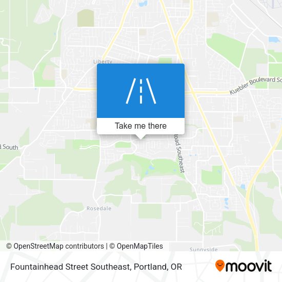 Fountainhead Street Southeast map