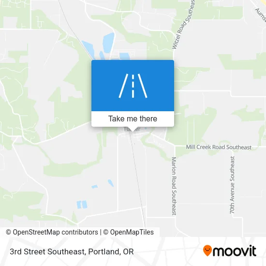 3rd Street Southeast map