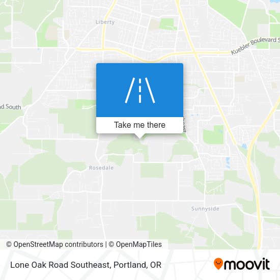 Lone Oak Road Southeast map