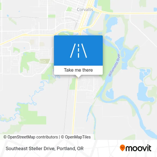 Southeast Steller Drive map