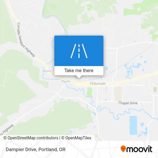 Dampier Drive map