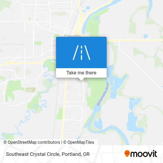 Southeast Crystal Circle map