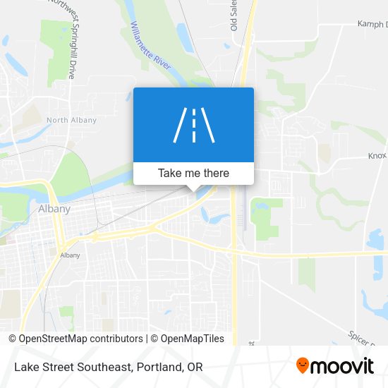 Lake Street Southeast map