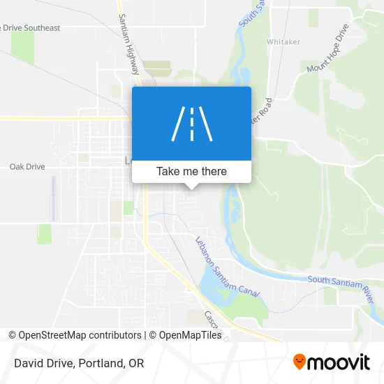 David Drive map