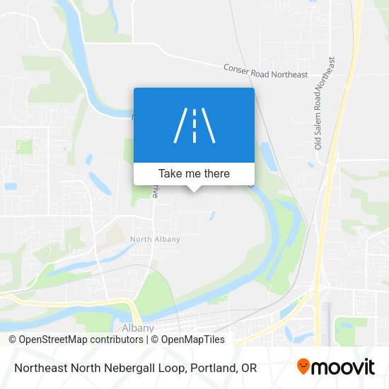 Mapa de Northeast North Nebergall Loop