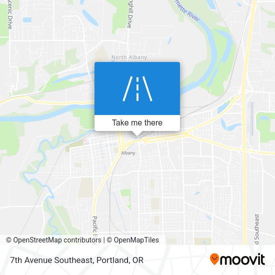 7th Avenue Southeast map