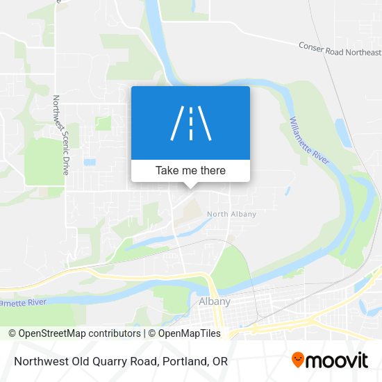 Northwest Old Quarry Road map