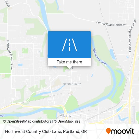 Mapa de Northwest Country Club Lane