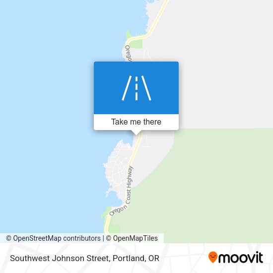 Southwest Johnson Street map