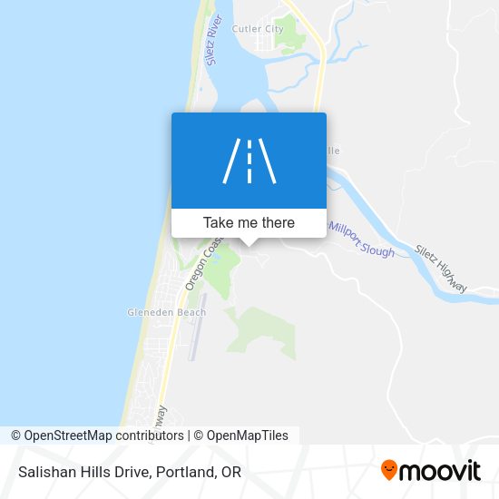 Salishan Hills Drive map
