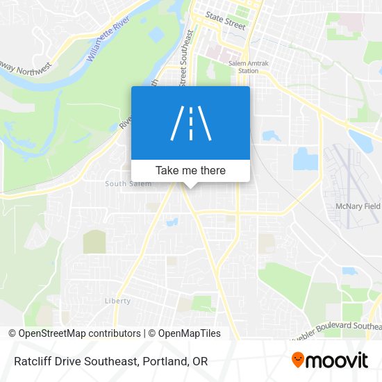 Ratcliff Drive Southeast map