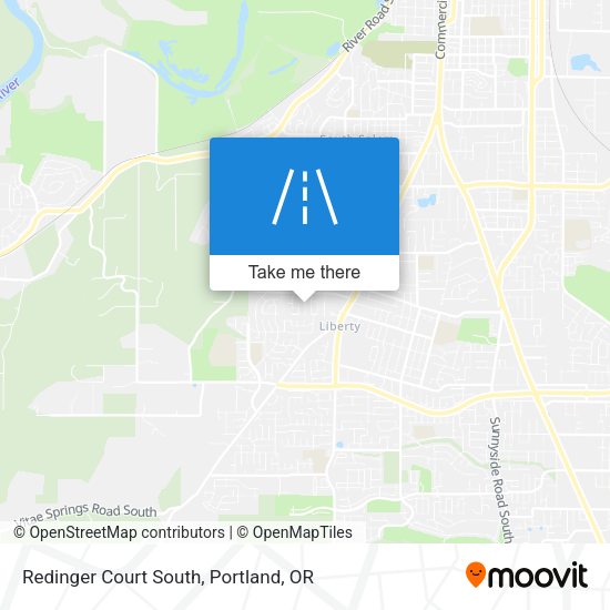 Redinger Court South map