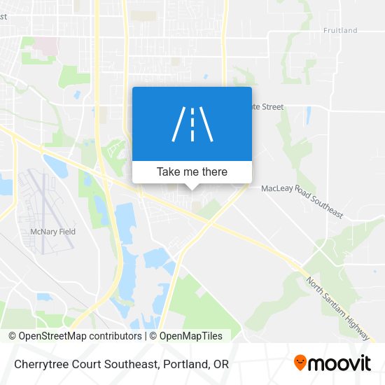Cherrytree Court Southeast map