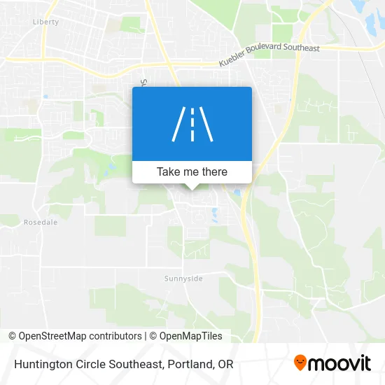 Huntington Circle Southeast map