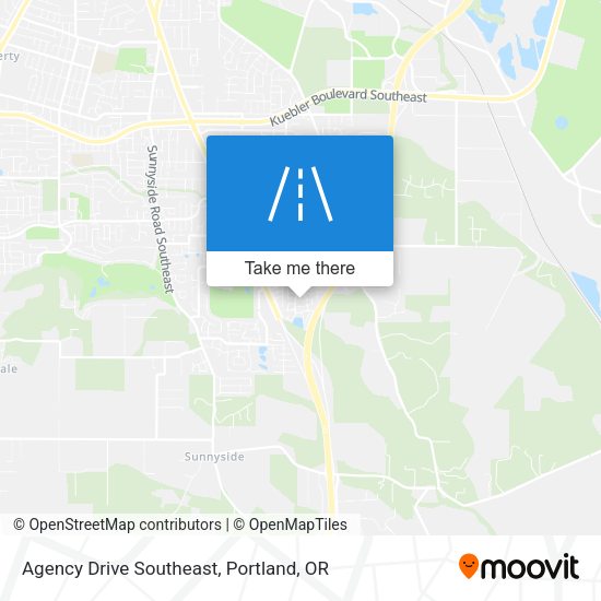 Agency Drive Southeast map