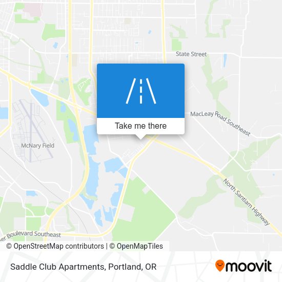 Saddle Club Apartments map