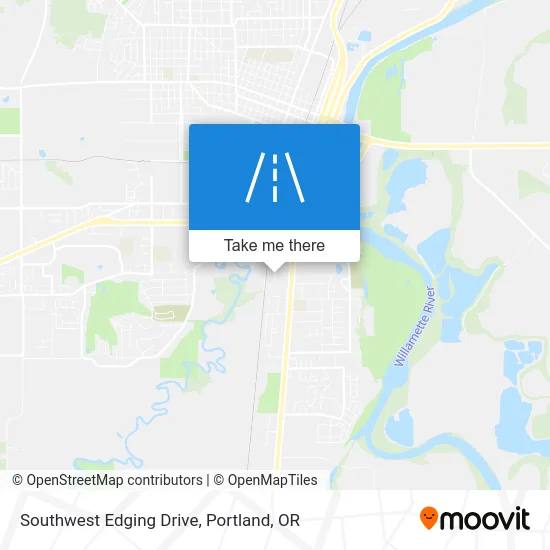 Southwest Edging Drive map
