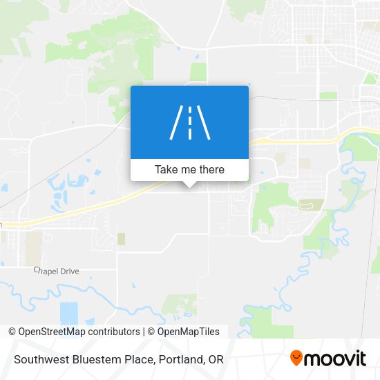 Southwest Bluestem Place map
