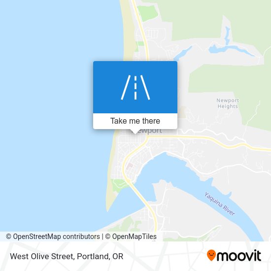 Mapa de West Olive Street