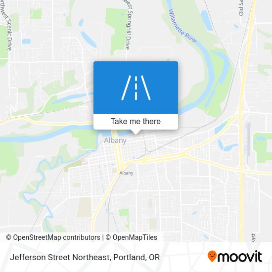 Mapa de Jefferson Street Northeast