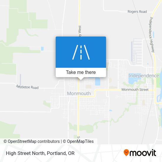 Mapa de High Street North