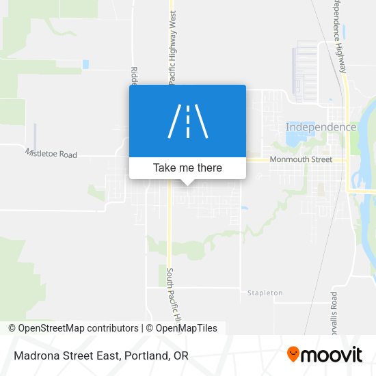 Mapa de Madrona Street East