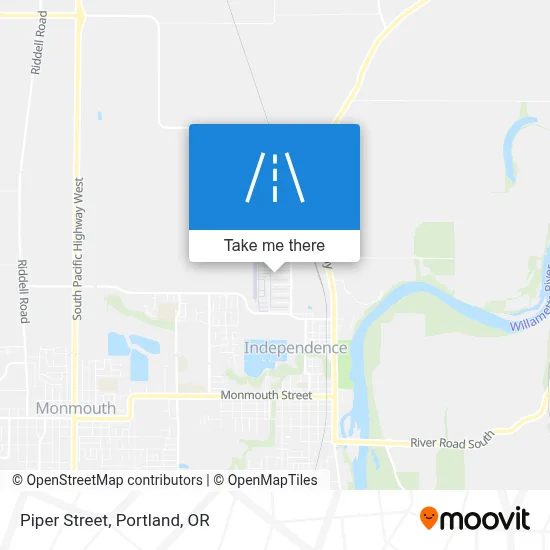 Piper Street map